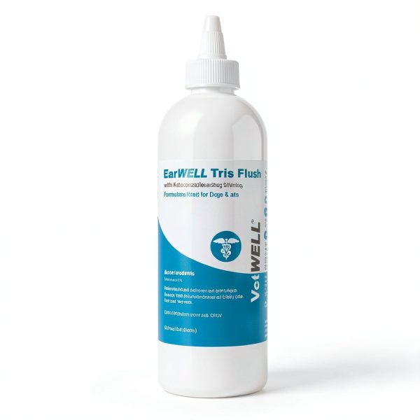 VetWELL Pet Ear Infection Treatment Ketoconazole Tris-5