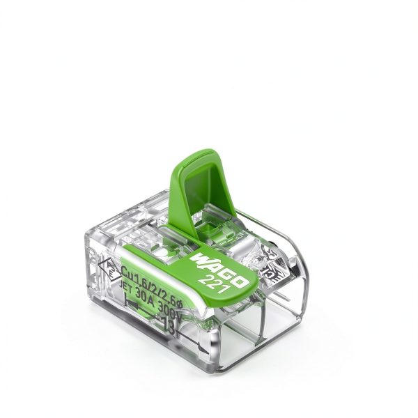 WAGO 221 Green Splicing Connector Sustainable Electrical-2