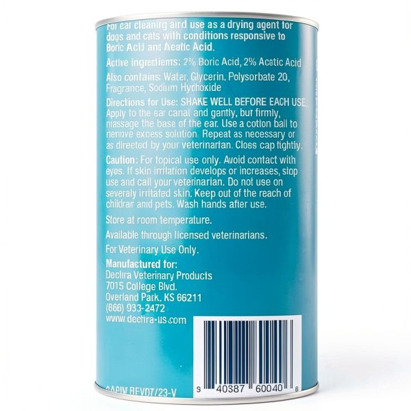 Dechra Ear Cleanser for Dogs Cats Routine Drying Degreasing-1