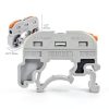 JANDECCN DIN Rail Terminal Blocks Flame Retardant Industrial-3