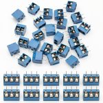 KeeYees 2 Pin 3 Pin 5mm Terminal Blocks 10A 300V-0