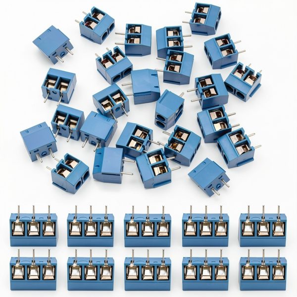 KeeYees 2 Pin 3 Pin 5mm Terminal Blocks 10A 300V-0