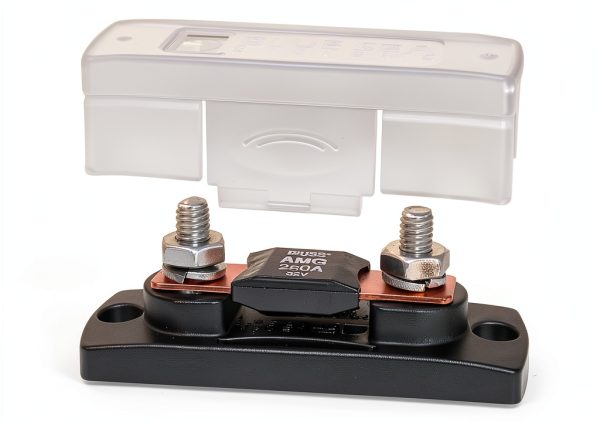 Blue Sea Systems Fuse Block DIN Rail Mount Plastic 300A-0