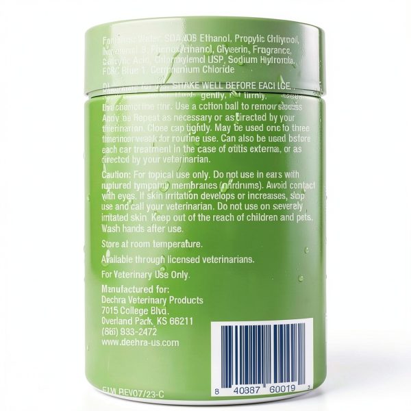Dechra Ear Cleanser for Dogs Cats Debris Removal EKW-1