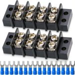 GUBCUB Terminal Block Kit 20A Dual Row Screw Connectors-0