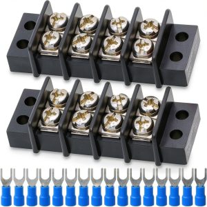 GUBCUB Terminal Block Kit 20A Dual Row Screw Connectors-0
