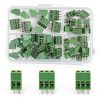 Molence Terminal Block Connector Screw Terminal 2 3 4 Pins-0