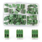 Molence Terminal Block Connector Screw Terminal 2 3 4 Pins-0