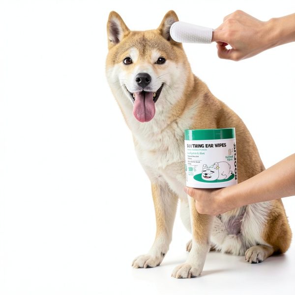 ROOFUS THE DOG Ear Wipes Gentle Pet Ear Cleaning Finger-5