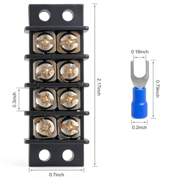GUBCUB Terminal Block Kit 20A Dual Row Screw Connectors-1