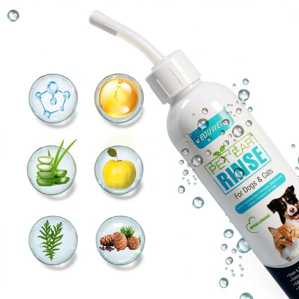 MEDUWEDU Dog Ear Cleaner Unscented 4 FL Oz Pet Care-2