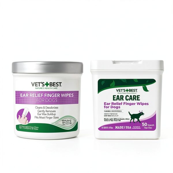 Vets Best Dog Ear Wipes Gentle Cleansing Natural Ingredients-2