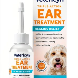 Vetericyn Dog Ear Treatment Hydrocortisone Otizyme Relief-0