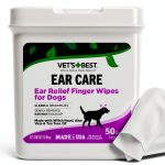 Vets Best Dog Ear Wipes Gentle Cleansing Natural Ingredients-0