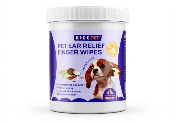 HICC PET Dog Ear Wipes Natural Ingredients Vet Formulated-0