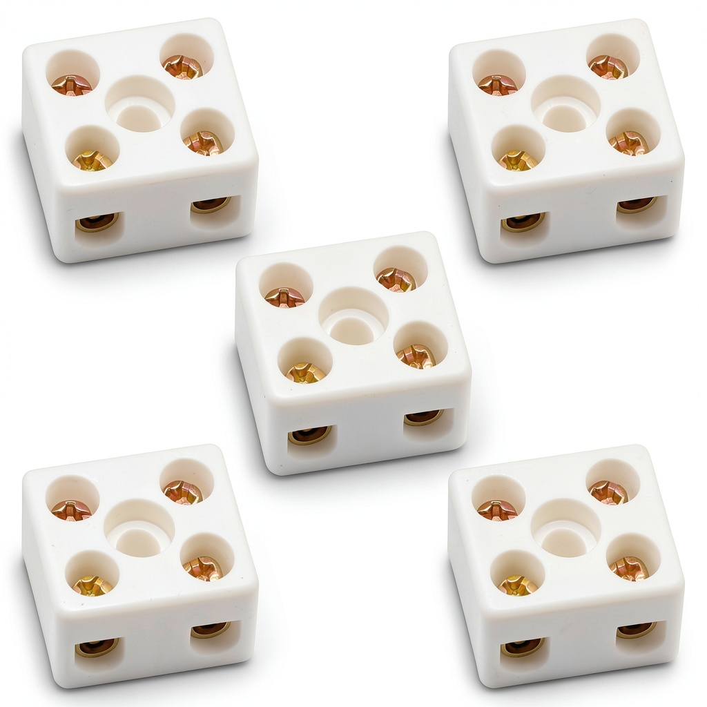 Installing GUBCUB Ceramic Terminal Blocks High Temperature Resistant on a workbench with wiring tools
