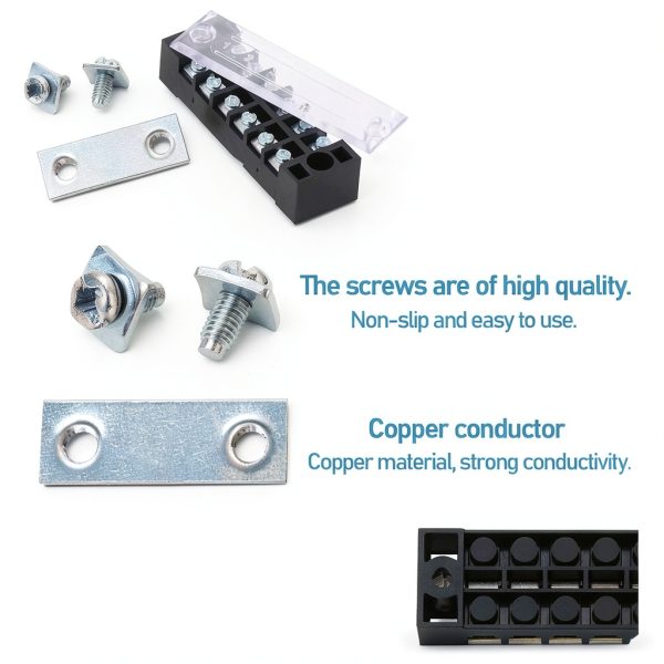 ElvesHome Terminal Block Polycarbonate Flame Retardant-5
