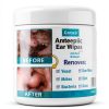Curaseb Dog Cat Ear Wipes Cleans Deodorizes Vet Formulated-1