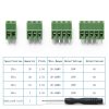 Minidodoca Terminal Block Connector 52pcs Kit 6A 150V-1
