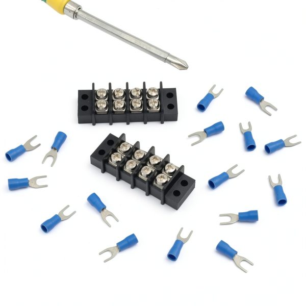 GUBCUB Terminal Block Kit 20A Dual Row Screw Connectors-6