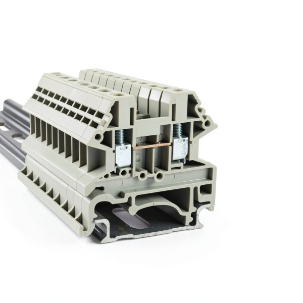 Dinkle DIN Rail Terminal Block Kit Gray Industrial-3