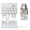 Molence Terminal Block Connector Screw Terminal 2 3 4 Pins-4
