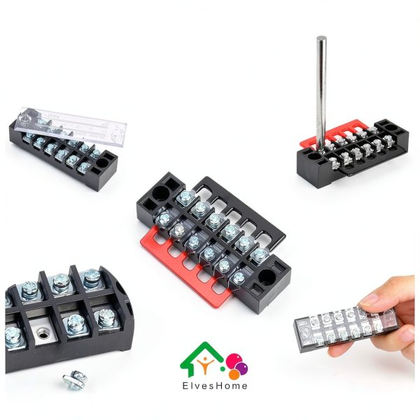 ElvesHome Terminal Block Polycarbonate Flame Retardant-4