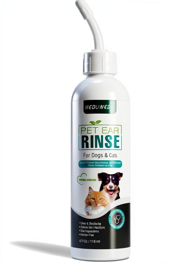 MEDUWEDU Dog Ear Cleaner Unscented 4 FL Oz Pet Care-0