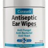 Curaseb Dog Cat Ear Wipes Cleans Deodorizes Vet Formulated-0