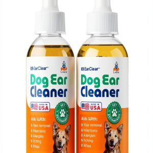 Pup Labs Ear Clear Dog Ear Cleaner Wax Dirt Odor Relief-0