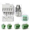 Minidodoca Terminal Block Connector 52pcs Kit 6A 150V-2