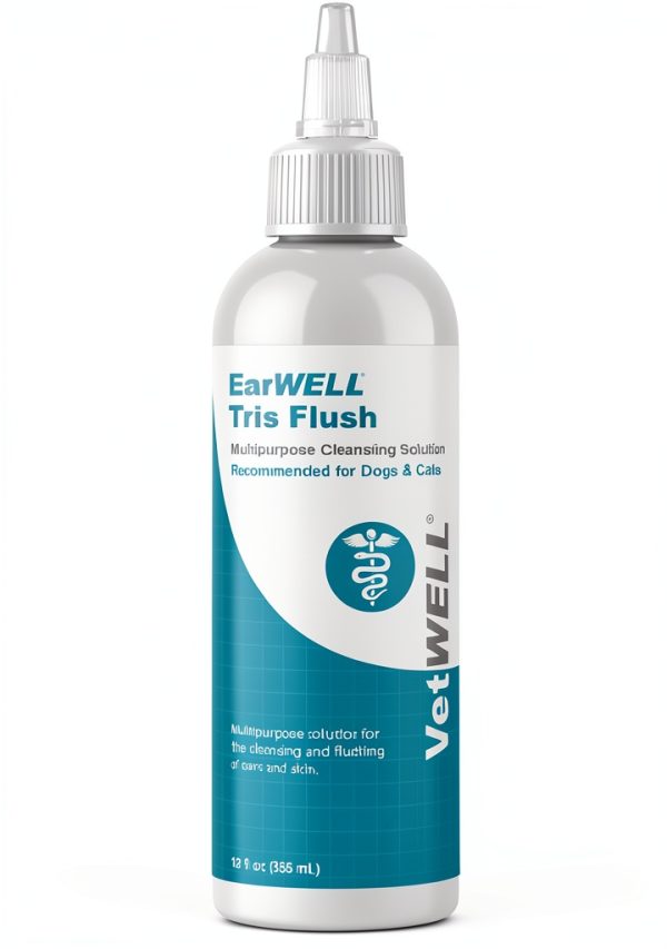 VetWELL Pet Ear Infection Treatment Ketoconazole Tris-0