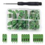 Minidodoca Terminal Block Connector 52pcs Kit 6A 150V-0
