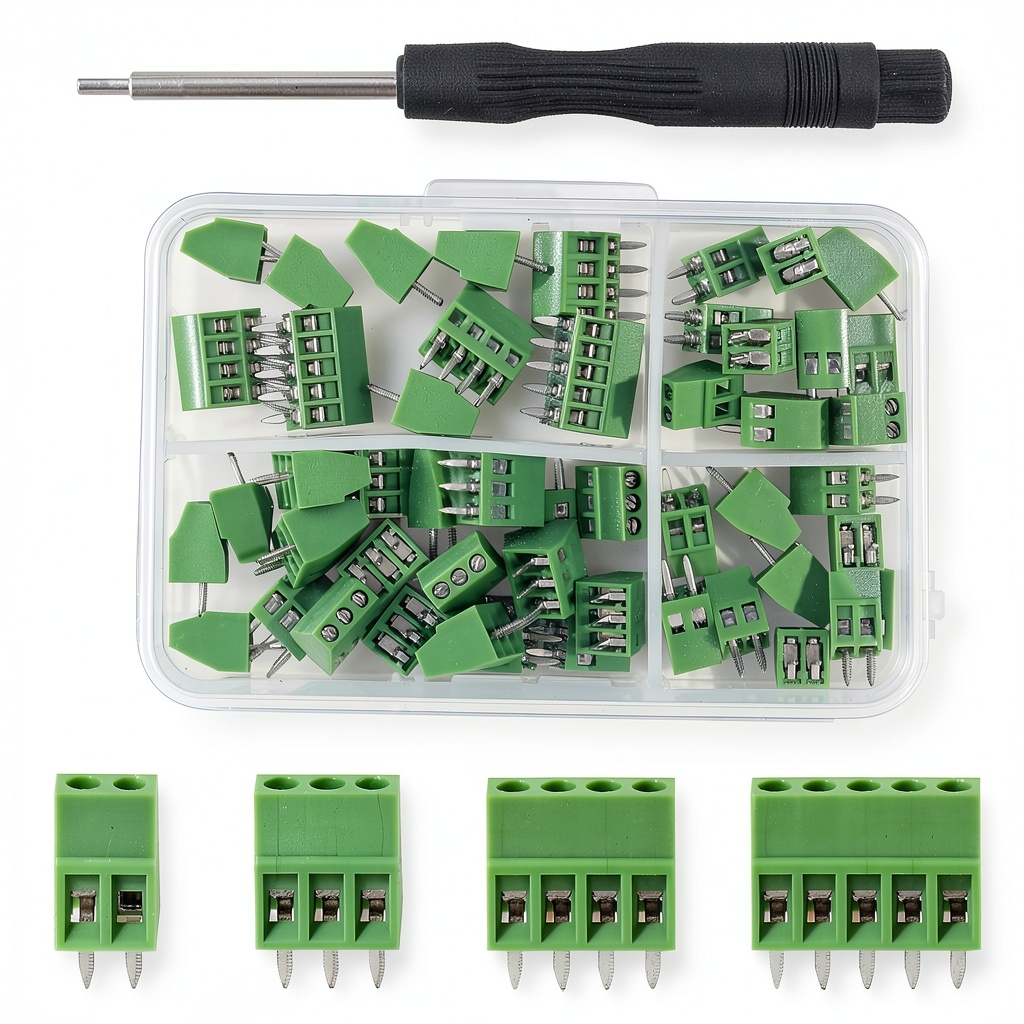 'Minidodoca terminal block connector kit with various pin sizes'