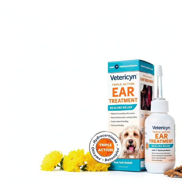 Vetericyn Dog Ear Treatment Hydrocortisone Otizyme Relief-5