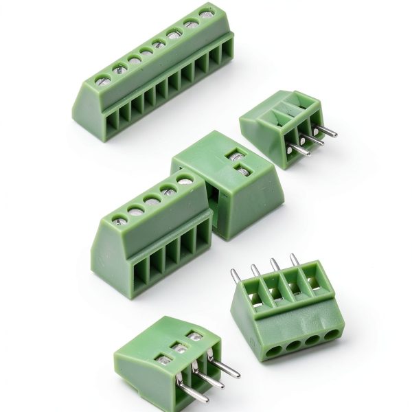 Molence Terminal Block Connector Screw Terminal 2 3 4 Pins-5