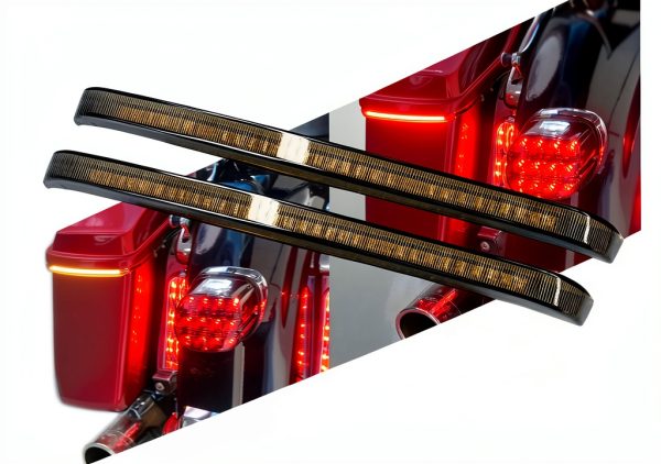 HCmotorku LED Rear Light Smoked Lens Waterproof-0