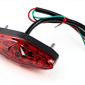 LED Motorcycle Tail Light Keenso Waterproof Rear Lamp 12V Universal-0