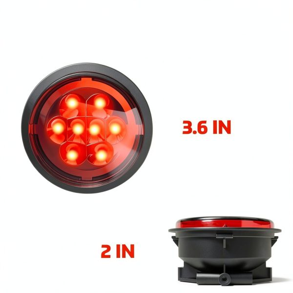 LED Tail Light XUTVOTOR for Can‑Am UTV 10W Waterproof Red-5
