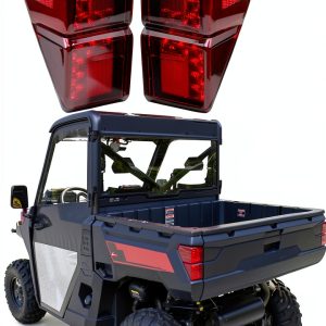 Polaris Ranger Tail Light Dasbecan Red LED Pair Waterproof Shockproof-0