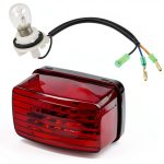 Caltric Rear Tail Light for Yamaha Powersports 350-700 Models Aluminum-0