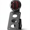 Amazicha LED Motorcycle Rear Tail Light 5W Waterproof Flat Curved 1in-3