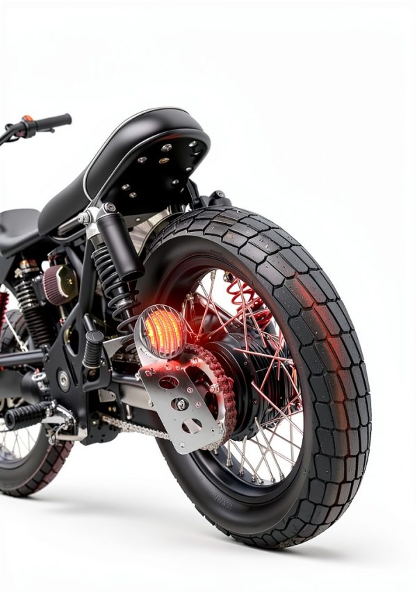 Motorcycle LED Tail Brake Light Amazicha 1" Fit Waterproof Aluminum-3