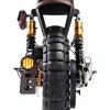 Amazicha 3/4" Axle Hole Flat LED Brake Light Bracket – 1inch Black-1