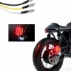 Amazicha 3/4" Axle Hole Flat LED Brake Light Bracket – 1inch Black-4