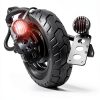 Amazicha LED Motorcycle Rear Tail Light 5W Waterproof Flat Curved 1in-1