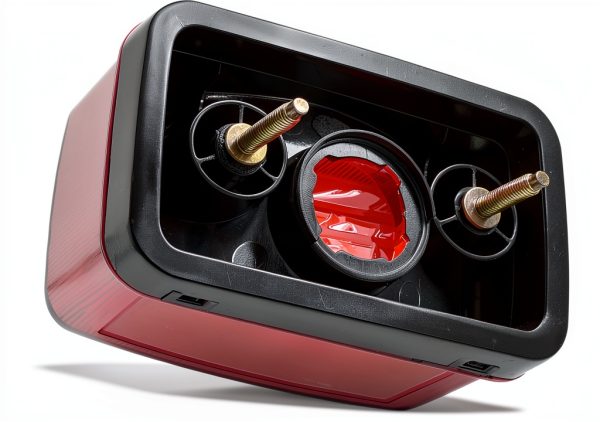 Caltric Rear Tail Light for Yamaha Powersports 350-700 Models Aluminum-2