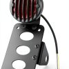 Amazicha 3/4" Axle Hole Flat LED Brake Light Bracket – 1inch Black-7