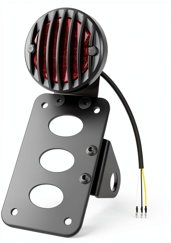 Motorcycle LED Tail Brake Light Amazicha 1" Fit Waterproof Aluminum-0