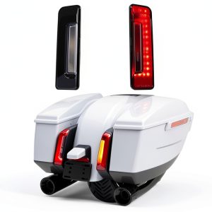 LED Tail Light LUXEMOTO Saddlebag for Harley Road Glide 2025 Smoked-0